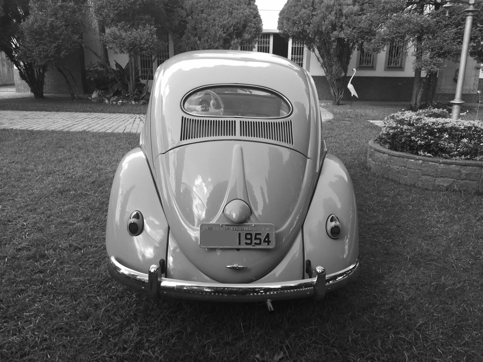 VW Fusca Oval Light Beige 1954